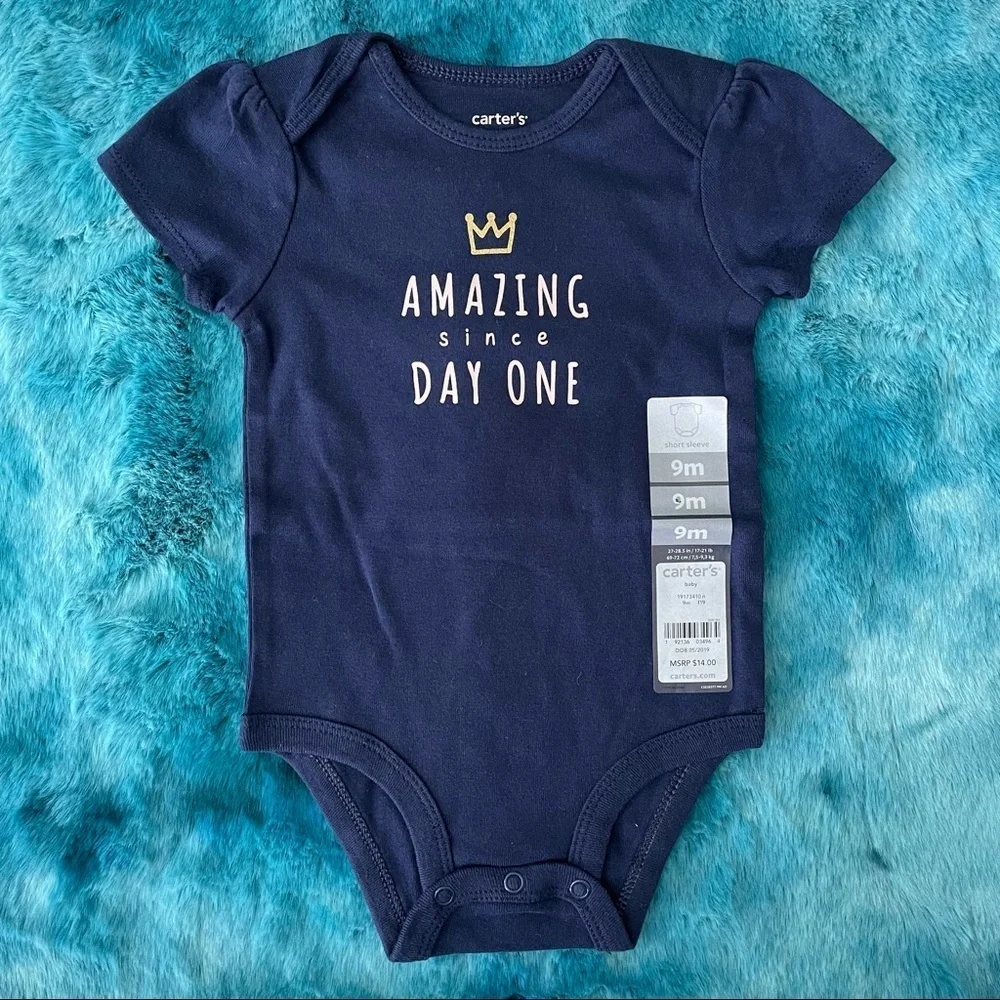 Carter’s Baby Girl Graphic Bodysuit Size 9 Months